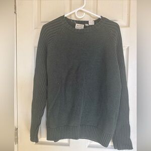 Timberland Men's Crewneck Sweater Size Large Olive Green